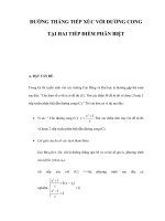 ĐƯỜNG THẲNG TIẾP XÚC VỚI ĐƯỜNG CONG TẠI HAI TIẾP ĐIỂM PHÂN BIỆT pot