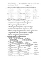 ĐỀ LUYỆN THI HSG LỚP 12 – NĂM HỌC 2010 - 2011 Thời gian: 150 phút pdf