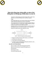 Giáo trình tổng hợp những điều cơ bản về hệ thống đợi và những quy chuẩn phục vụ của nó phần 1 ppt