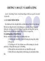 ĐO LỰC VÀ KHỐI LƯỢNG potx