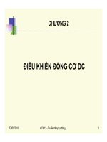 CHƯƠNG 2: ĐIỀU KHIỂN ĐỘNG CƠ DC docx