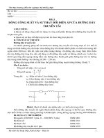 THÍ NGHIỆM HỆ THỐNG ĐIỆN - Bài 1 pptx