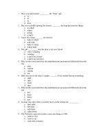 ĐỀ THI THỬ TN ANH VĂN - TEST 6 potx