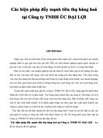 Các biện pháp đẩy mạnh tiêu thụ hàng hoá biệ phá đẩy tiê thụ hoá tại Công ty TNHH ÚC ĐẠI LỢI ĐẠI pdf
