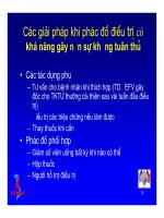 Bài giảng điều trị HIV : Tuân thủ điều trị part 6 potx