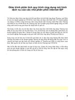 Giáo trình phân tích quy trình ứng dụng mô hình dịch vụ của các nhà phân phối internet ISP p1 docx