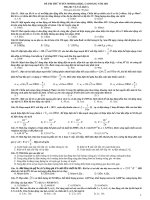ĐỀ THI THỬ TUYỂN SINH ĐẠI HỌC, CAO ĐẲNG NĂM 2011 Môn thi: VẬT LÍ doc