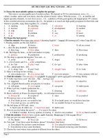 ĐỀ THI CHỌN LỌC HSG NĂM 2011 – ĐỀ 4 pptx