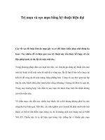 Trị mụn và sẹo mụn bằng kỹ thuật hiện đại pot