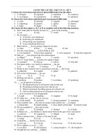 LUYỆN THI CẤP TỐC ANH VĂN 12 – ĐỀ 5 pdf