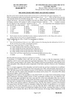 KỲ THI KIỂM TRA CHẤT LƯỢNG HỌC KỲ II NĂM HỌC 2010-2011 Môn thi: TIẾNG ANH LỚP 12 - MÃ ĐỀ THI: 002 pot