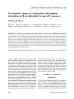 Báo cáo lâm nghiệp: 