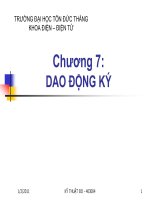 KỸ THUẬT ĐO - DAO ĐỘNG KỲ ppsx