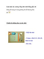 Làm một cây xương rồng nhỏ xinh bằng giấy potx