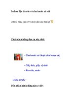 Lọ hoa độc đáo từ vỏ chai nước xả vải pdf