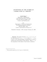 Báo cáo toán học: 