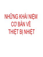 Những khái niệm cơ bản về thiết bị nhiệt pot