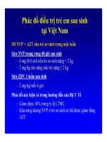 Bài giảng điều trị HIV : Dự phòng lây truyền HIV từ mẹ sang con part 10 ppsx