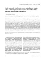 Báo cáo lâm nghiệp: 