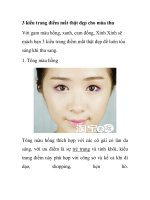 3 kiểu trang điểm mắt thật đẹp cho mùa thu potx