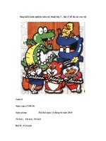 Sáng kiến kinh nghiệm môn mỹ thuật lớp 3 – bài vẽ đề tài các con vật pptx