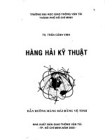 Giáo trinh hàng hải kỹ thuật : Dẫn đường hàng hải bằng vệ tinh part 1 pptx