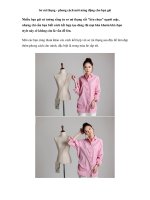 Sơ mi thụng - phong cách mới năng động cho bạn gái pot