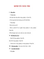 Giáo án Địa Lý 7 : Tên bài dạy : KINH TẾ CHÂU PHI ppsx