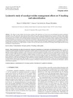 Báo cáo lâm nghiệp: 