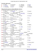 LUYỆN THI ANH VĂN TN- ĐH NĂM 2011 – ĐỀ 5 pps