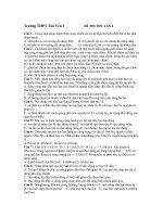 Đề thi thử lần 2 - Truờng THPT Tân Yên 1 pps