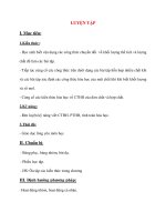 Giáo án Hóa Hoc 8: LUYỆN TẬP ppsx