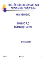 BÀI GIẢNG: TẬP LỆNH S7-200 potx