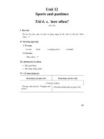 Thiết kế bài giảng tiếng anh 6 tập 2 part 6 doc