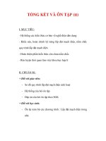 Giáo án Công nghệ lớp 9 : Tên bài dạy : TỔNG KẾT VÀ ÔN TẬP (tt) doc