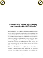 Giáo trình tổng hợp những hoạt động của kinh doanh bảo hiểm hiện nay phần 1 pot