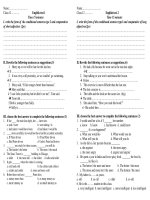 English test 1 Time 15 minutes pdf