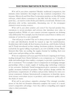 Invent Business Opportunities No One Else Can Imagine phần 3 pptx