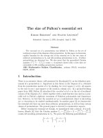 Báo cáo toán học: 