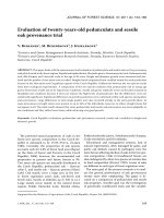 Báo cáo lâm nghiệp: 