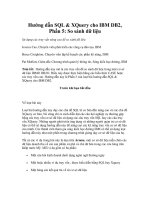 Hướng dẫn SQL & XQuery cho IBM DB2, Phần 5: So sánh dữ liệu pptx