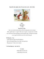 Sáng kiến kinh nghiệm môn kể truyện theo tranh – bài trí khôn ppt