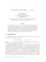 Báo cáo toán học: 