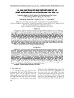 Báo cáo nông nghiệp: 