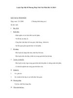 Luyện Tập Một Số Phương Pháp Tính Tích Phân Bài 3 & Bài 4 ppt