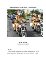 Sáng kiến kinh nghiệm môn Đạo đức lớp 1 – An toàn giao thông ppt