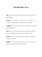 Tìm Hàm theo vần A doc