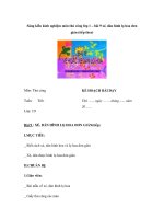 Sáng kiến kinh nghiệm môn thủ công lớp 1 – bài 9 xé, dán hình lọ hoa đơn giản (tiếp theo) potx