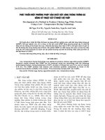 Báo cáo nông nghiệp: 