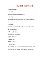 Giáo án Lịch sử lớp 7 : Tên bài dạy : BÀI TẬP CHƯƠNG III docx